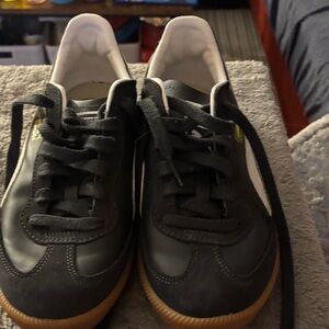 Puma Super LIGA Dark Blue and White Athletic Shoes